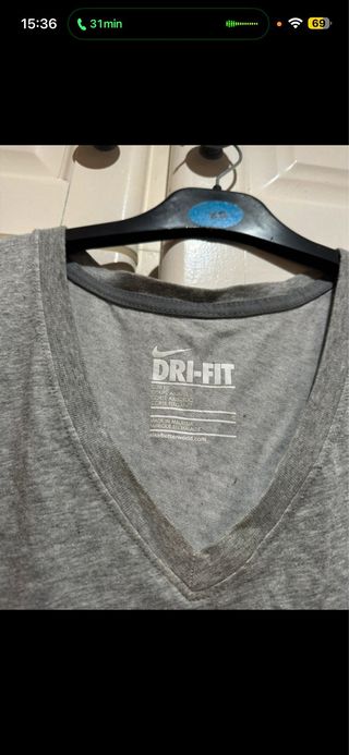 T-shirt Nike Dri-FIT S Cinza Multicolor Veste Um S