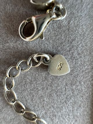 Braccialetto vintage in argento e Swarovski