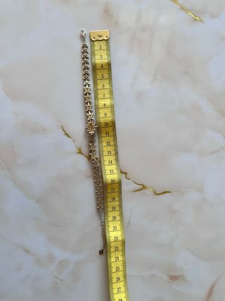 Braccialetto vintage in argento e Swarovski