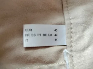 Falda beige Jessica C&A talla 42