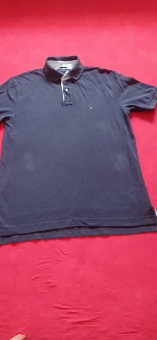 Polo Tommy Hilfiger Talla L Grande Azul