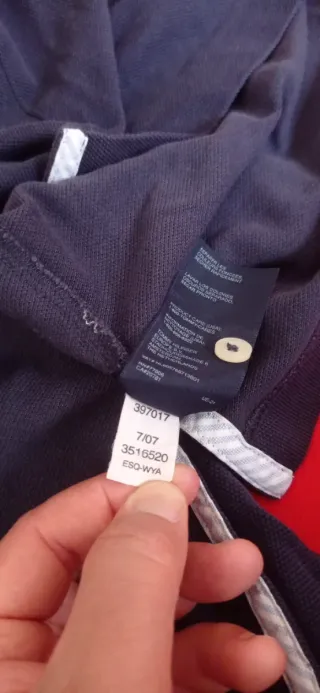 Polo Tommy Hilfiger Talla L Grande Azul