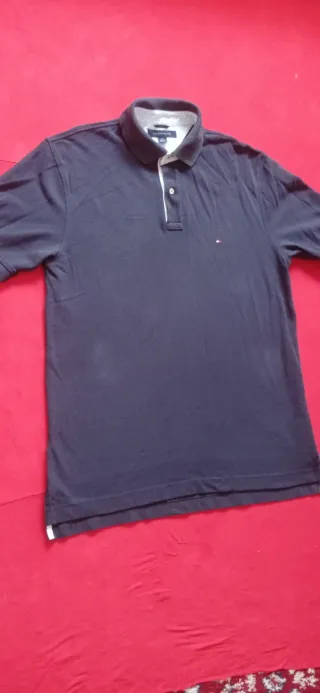 Polo Tommy Hilfiger Talla L Grande Azul