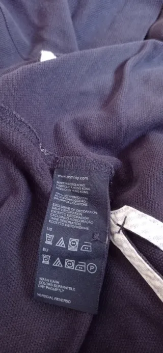 Polo Tommy Hilfiger Talla L Grande Azul