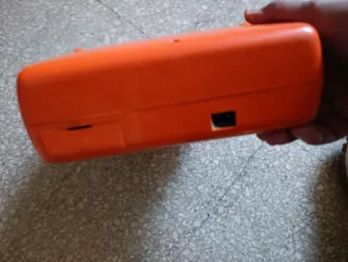 Giradischi vintage Penny arancione