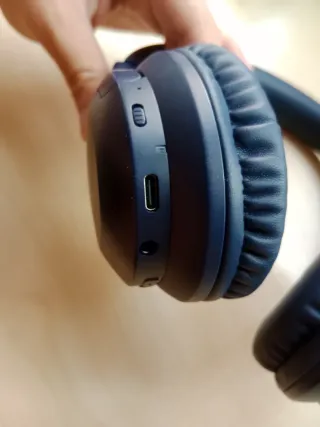 Cascos Bluetooth Inalámbricos Azul Marino