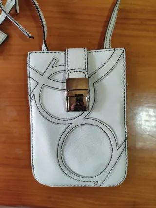 Bolso Purificación García Piel Blanco
