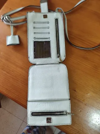 Bolso Purificación García Piel Blanco