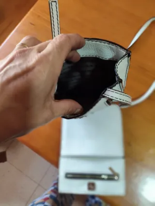 Bolso Purificación García Piel Blanco