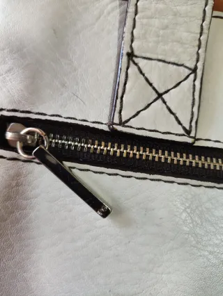 Bolso Purificación García Piel Blanco