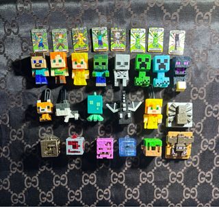 Set 25 Mini Figure Minecraft Pocket Pop