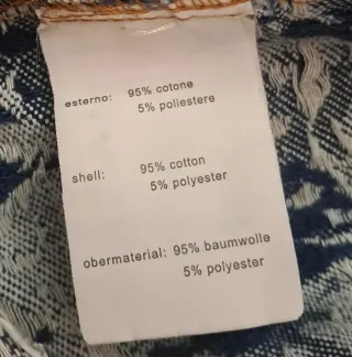 Giacca Vintage Denim Uomo Tg. L