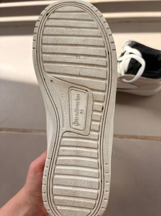 Zapatillas Stradivarius Mujer Beige y Blanco