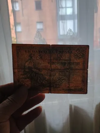 Billete 25 Pesetas 1906 El Banco de España