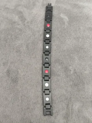 Pulsera de hombre eslabones plateados