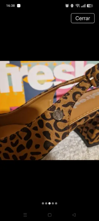 Zapatos Refresh animal print sin estrenar