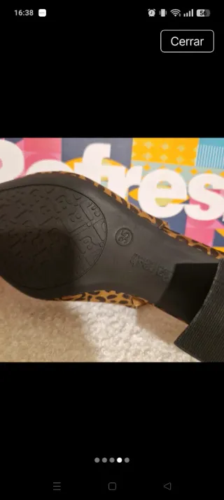 Zapatos Refresh animal print sin estrenar