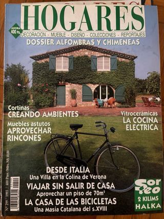 Lote 4 revistas Hogares años 90
