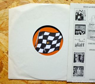 Surfer's De Los Campeones Checkered Flag Vinilo
