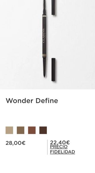 Kit Cejas Clarins (3):Wonder Define + Sculpt NUEVO