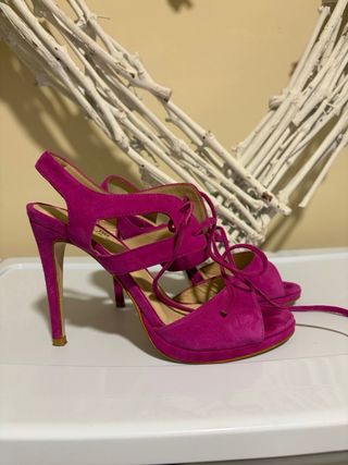 Sandalias Gloria Ortiz Fucsia Talla 38