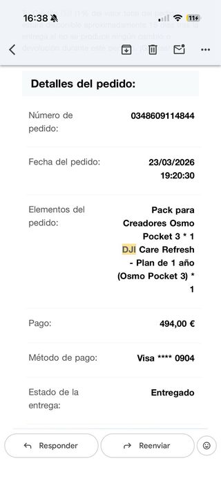 DJI Osmo Pocket 3 Cámara Nueva Pack Creador