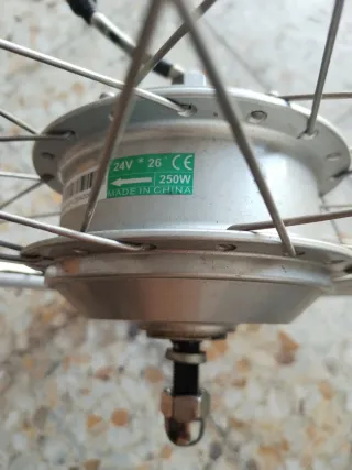 Rueda Eléctrica Bicicleta 26 Motor Hub