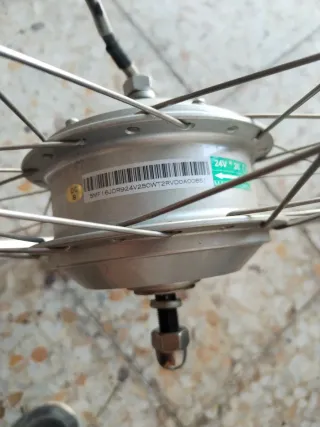 Rueda Eléctrica Bicicleta 26 Motor Hub