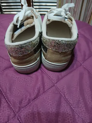 Scarpe sportive donna bianche e marroni