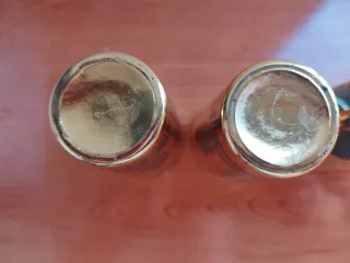 Set 4 Vasos Árabes Dorados y Azules