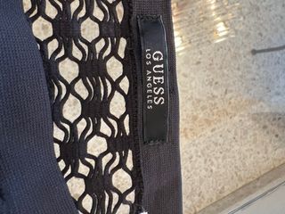 Top bandeau negro con encaje