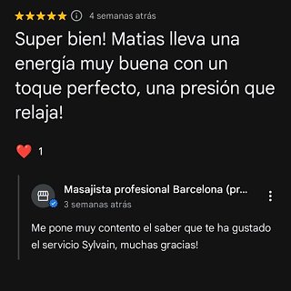 Masoterapeuta profesional en Barcelona
