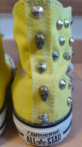 Converse All Star Gialle Personalizzate