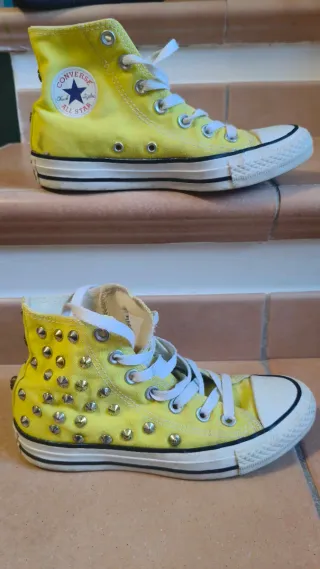 Converse All Star Gialle Personalizzate