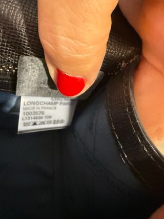 Bolso Longchamp Tricolor Negro y Azul