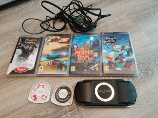 Pack PSP 1000 Negra + God of War + Juegos y extras