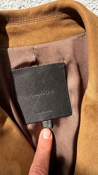 Blazer Massimo Dutti Marrón