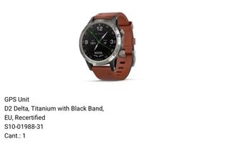 Garmin D2 Delta 47mm GPS aviación reloj piloto