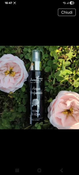 Acqua Profumata Petali di Rosa