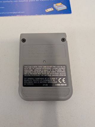 Memory Card PlayStation PS1 completa