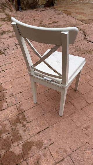 Silla madera blanca Rosentorp Ikea