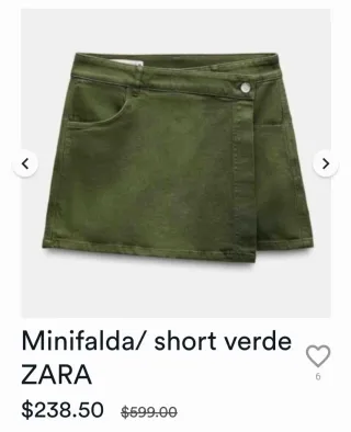 Falda-pantalón Zara