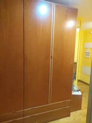 Armario ropero de madera