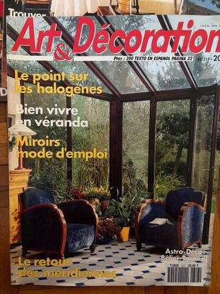 Lote 12 Revistas Art & Décoration (Años 90)