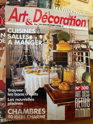 Lote 12 Revistas Art & Décoration (Años 90)