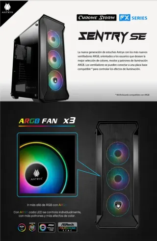 Caja/Torre Gaming Antryx Sentry SE-ATX buen estado