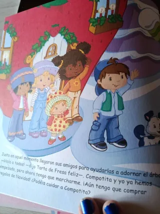 Libro tarta de fresa