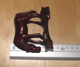 Okimono oriental 70 ́s China Japón caballo Tang 1