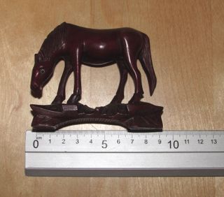 Okimono oriental 70 ́s China Japón caballo Tang 1
