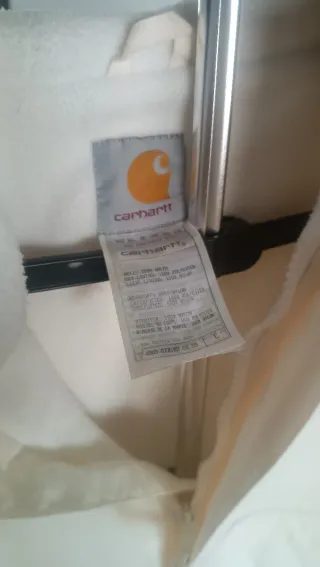 Abrigo canguro Carhartt blanco